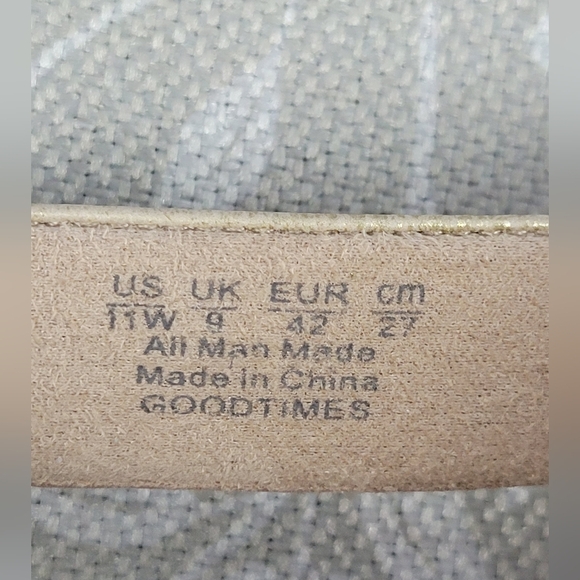 SOUL Naturalizer Goodtimes Wedge Strappy Gold Sandal Suze 11W - Picture 15 of 15